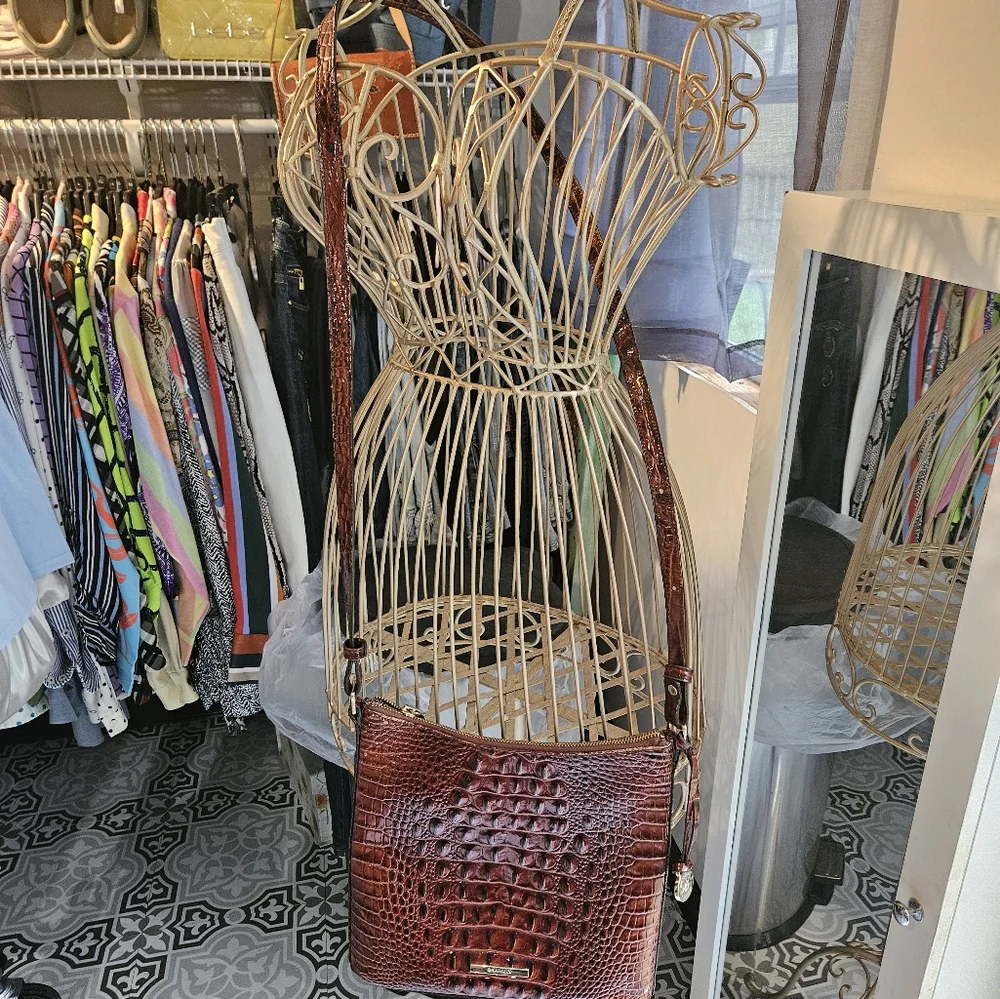 Brahmin Katie Crossbody Leather Bag - Picture 6 of 7